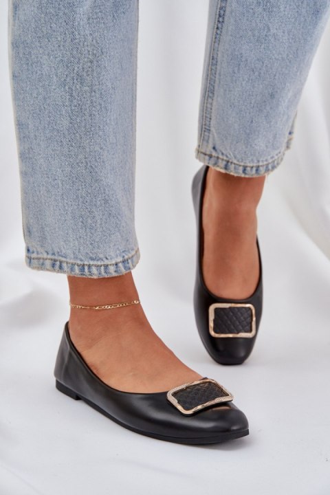 Baleriny Model Tulnelia ZA62P Black - Step in style Baleriny Model Tulnelia ZA62P Black - Step in style