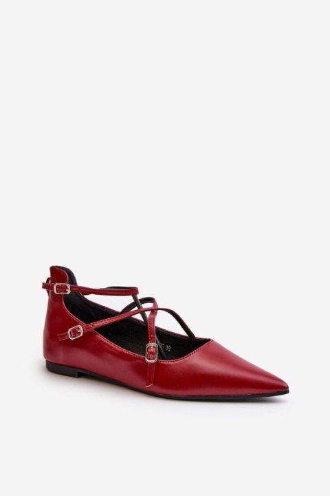 Baleriny Model Violra P-1396 Bordo - Step in style Baleriny Model Violra P-1396 Bordo - Step in style