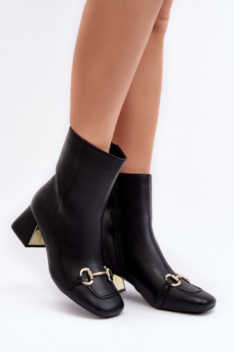 Botki Model Adinah 1063 Black - Step in style Botki Model Adinah 1063 Black - Step in style