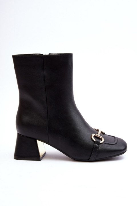Botki Model Adinah 1063 Black - Step in style Botki Model Adinah 1063 Black - Step in style