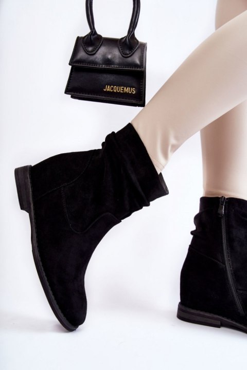 Botki Model Finney HY208-12 Balck - Step in style Botki Model Finney HY208-12 Balck - Step in style