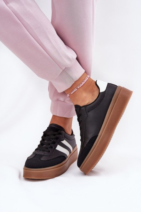 Buty Sportowe Model Elaraven 24SP26-9080 Black - Step in style Buty Sportowe Model Elaraven 24SP26-9080 Black - Step in style