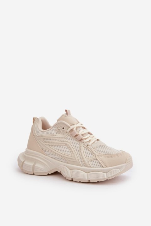 Buty Sportowe Model Timoci Y3801 Beige - Step in style Buty Sportowe Model Timoci Y3801 Beige - Step in style