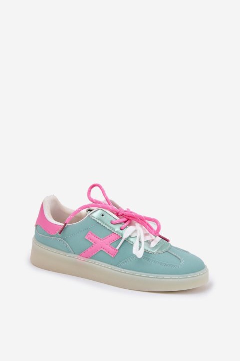 Buty Sportowe Model Zelevelis C2051-7 Mint/Pink - Step in style Buty Sportowe Model Zelevelis C2051-7 Mint/Pink - Step in style