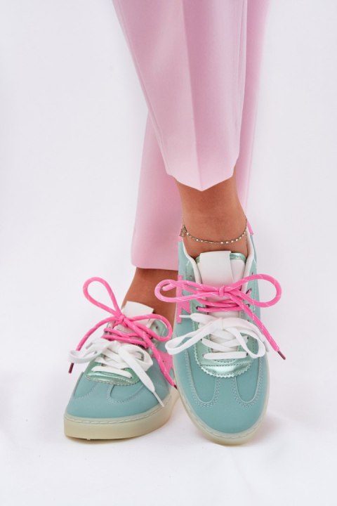 Buty Sportowe Model Zelevelis C2051-7 Mint/Pink - Step in style Buty Sportowe Model Zelevelis C2051-7 Mint/Pink - Step in style