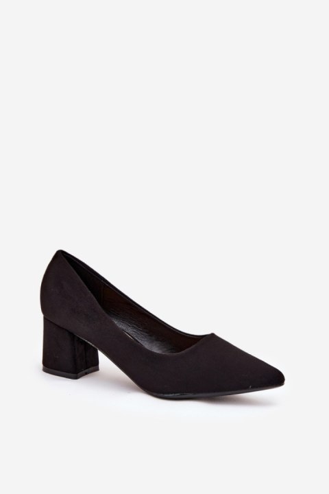 Czółenka Model Merinette KJ-10 Black - Step in style Czółenka Model Merinette KJ-10 Black - Step in style
