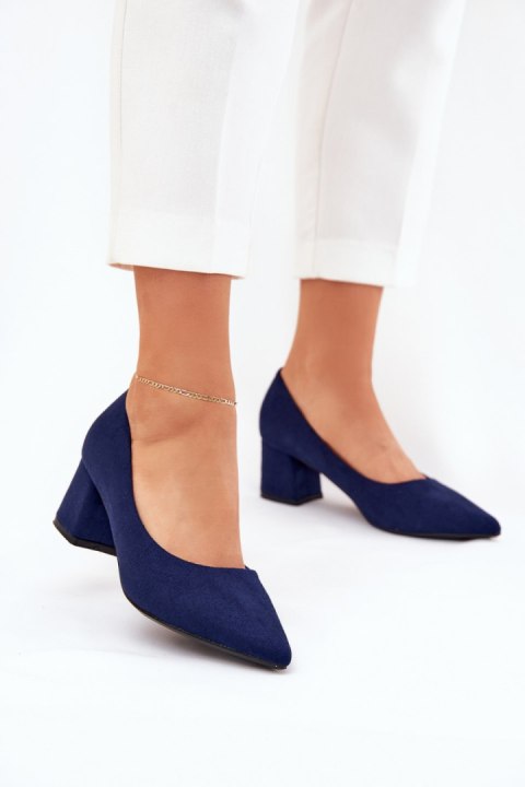 Czółenka Model Merinette KJ-10 Navy - Step in style Czółenka Model Merinette KJ-10 Navy - Step in style