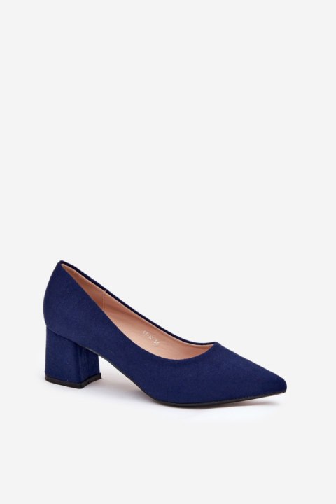 Czółenka Model Merinette KJ-10 Navy - Step in style Czółenka Model Merinette KJ-10 Navy - Step in style