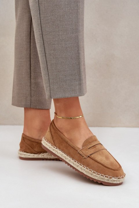 Espadryle Model Shilova LT33-01 Camel - Step in style Espadryle Model Shilova LT33-01 Camel - Step in style