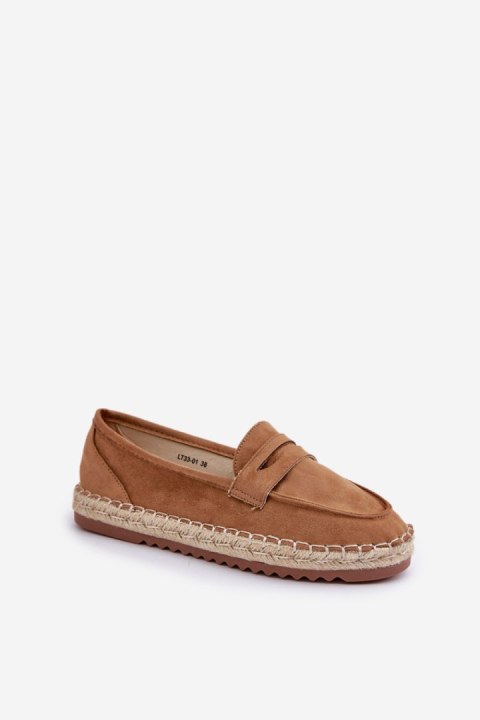 Espadryle Model Shilova LT33-01 Camel - Step in style Espadryle Model Shilova LT33-01 Camel - Step in style