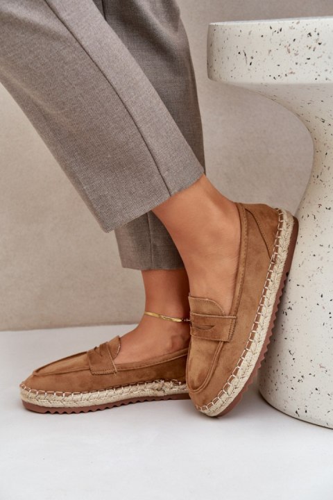 Espadryle Model Shilova LT33-01 Camel - Step in style Espadryle Model Shilova LT33-01 Camel - Step in style