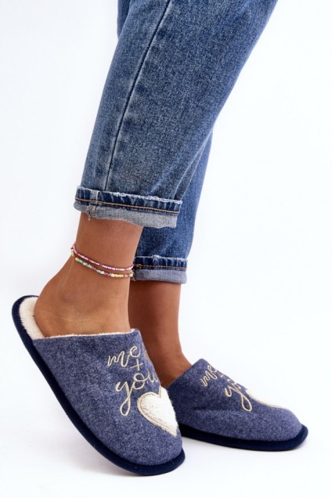 Kapcie Model Mabira MD8643 Navy - Step in style Kapcie Model Mabira MD8643 Navy - Step in style