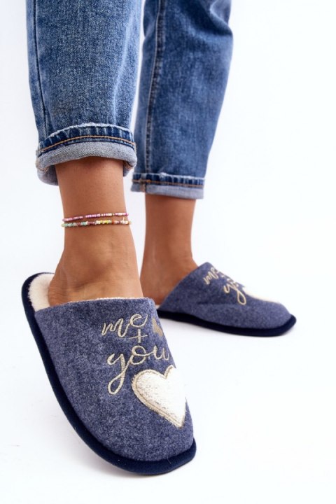 Kapcie Model Mabira MD8643 Navy - Step in style Kapcie Model Mabira MD8643 Navy - Step in style