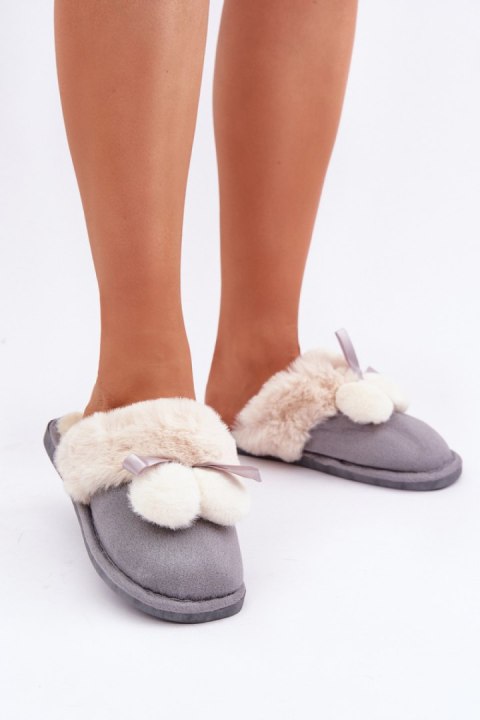 Kapcie Model Nartani YL-311 Grey - Step in style Kapcie Model Nartani YL-311 Grey - Step in style