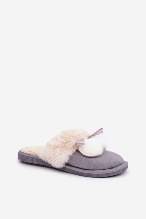 Kapcie Model Nartani YL-311 Grey - Step in style Kapcie Model Nartani YL-311 Grey - Step in style