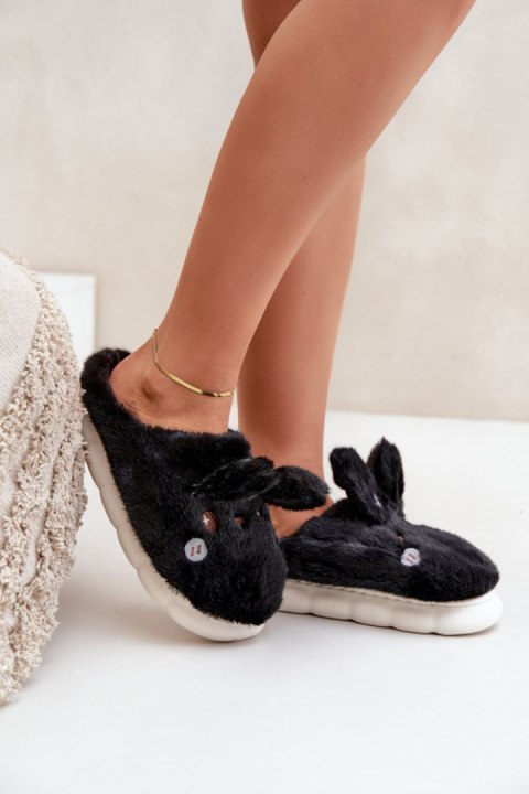 Kapcie Model Natasha FA-196 Black - Step in style Kapcie Model Natasha FA-196 Black - Step in style