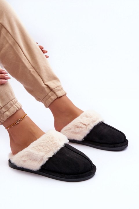 Kapcie Model Pinky BO-609 Black - Step in style Kapcie Model Pinky BO-609 Black - Step in style
