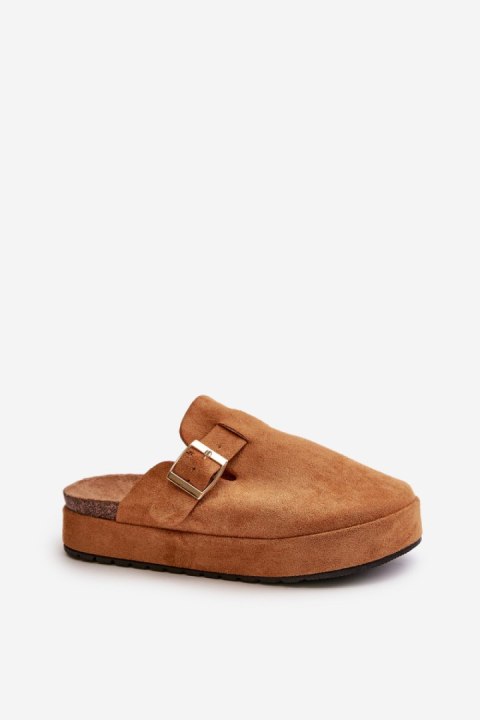 Kapcie Model Terilaina TL8-123 Camel - Step in style Kapcie Model Terilaina TL8-123 Camel - Step in style