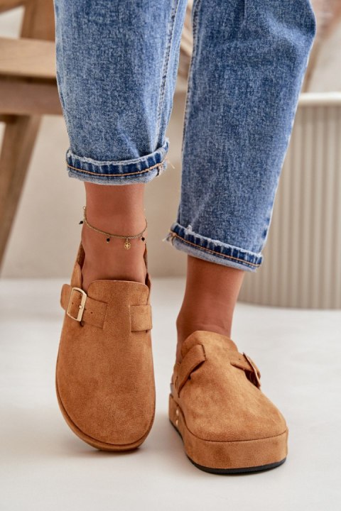 Kapcie Model Terilaina TL8-123 Camel - Step in style Kapcie Model Terilaina TL8-123 Camel - Step in style
