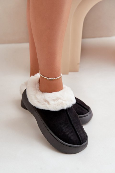 Kapcie Model Zinntia AB-33 Black - Step in style Kapcie Model Zinntia AB-33 Black - Step in style
