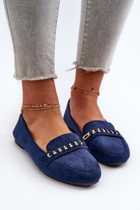 Mokasyny Model Aredilla 9988-73 Navy - Step in style Mokasyny Model Aredilla 9988-73 Navy - Step in style