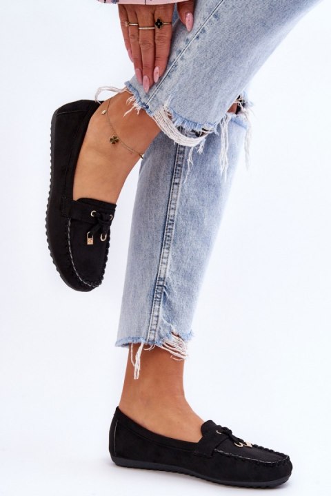 Mokasyny Model Good Time ZA28P Black - Step in style Mokasyny Model Good Time ZA28P Black - Step in style