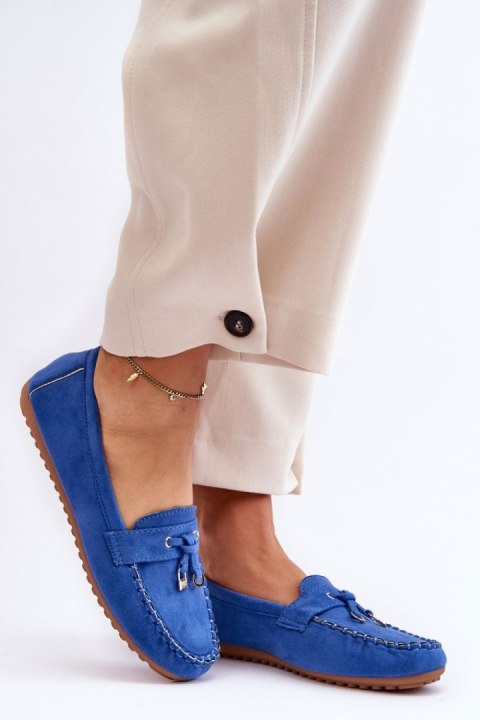 Mokasyny Model Good Time ZA28P Blue - Step in style Mokasyny Model Good Time ZA28P Blue - Step in style