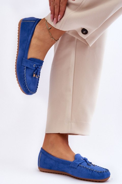 Mokasyny Model Good Time ZA28P Blue - Step in style Mokasyny Model Good Time ZA28P Blue - Step in style