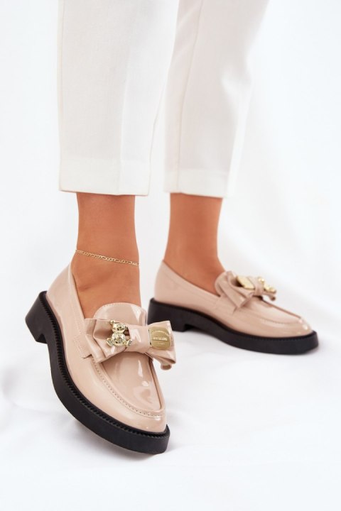 Mokasyny Model Leandriel G1769 Beige - Step in style Mokasyny Model Leandriel G1769 Beige - Step in style