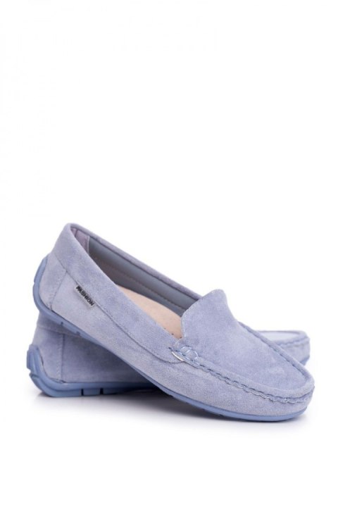 Mokasyny Model Morreno 20PB26-2190 Blue - Step in style Mokasyny Model Morreno 20PB26-2190 Blue - Step in style