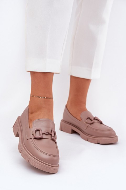 Mokasyny Model Seftass W-2 Khaki - Step in style Mokasyny Model Seftass W-2 Khaki - Step in style