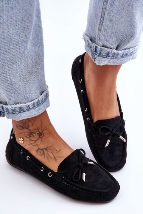 Mokasyny Model Si Passione FT246 Black - Step in style Mokasyny Model Si Passione FT246 Black - Step in style
