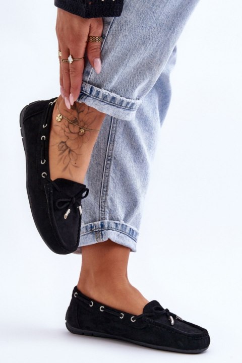 Mokasyny Model Si Passione FT246 Black - Step in style Mokasyny Model Si Passione FT246 Black - Step in style