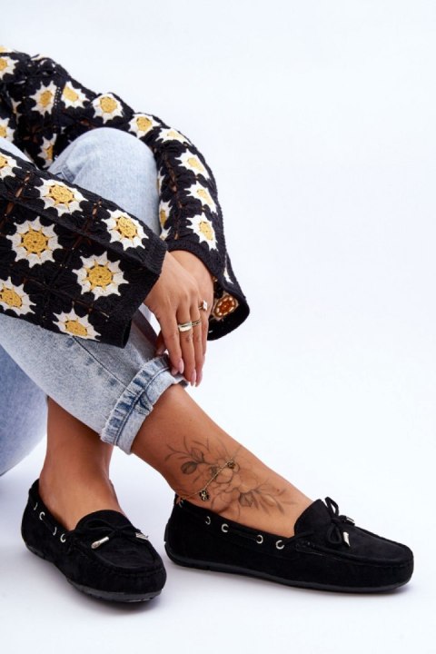 Mokasyny Model Si Passione FT246 Black - Step in style Mokasyny Model Si Passione FT246 Black - Step in style