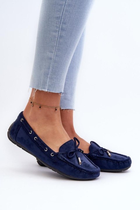 Mokasyny Model Si Passione FT246 Navy - Step in style Mokasyny Model Si Passione FT246 Navy - Step in style