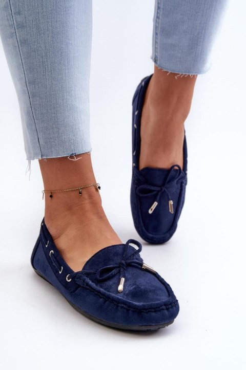 Mokasyny Model Si Passione FT246 Navy - Step in style Mokasyny Model Si Passione FT246 Navy - Step in style