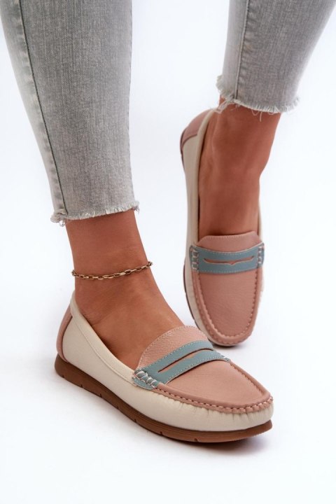 Mokasyny Model Vikitara 833957 Pink - Step in style Mokasyny Model Vikitara 833957 Pink - Step in style