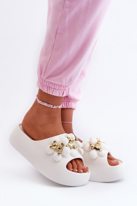 Sandał Klapki Model Bremavia BG181 White - Step in style Sandał Klapki Model Bremavia BG181 White - Step in style