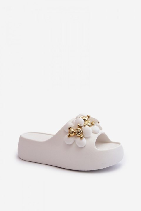 Sandał Klapki Model Bremavia BG181 White - Step in style Sandał Klapki Model Bremavia BG181 White - Step in style