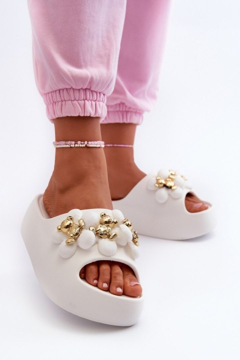 Sandał Klapki Model Bremavia BG181 White - Step in style Sandał Klapki Model Bremavia BG181 White - Step in style