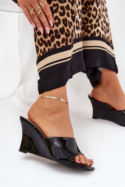 Sandał Klapki Model Nelithin BD121 Black - Step in style Sandał Klapki Model Nelithin BD121 Black - Step in style