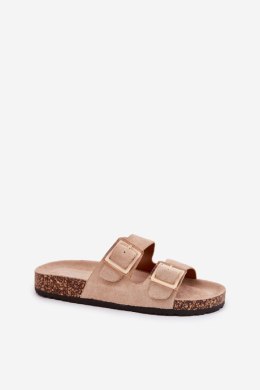 Sandał Klapki Model Sercele THS-141 Beige - Step in style