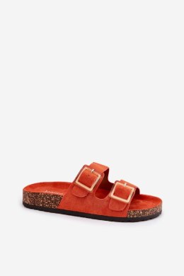 Sandał Klapki Model Sercele THS-141 Orange - Step in style