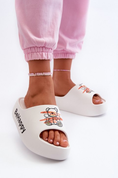 Sandał Klapki Model Serefina BG175 White - Step in style Sandał Klapki Model Serefina BG175 White - Step in style