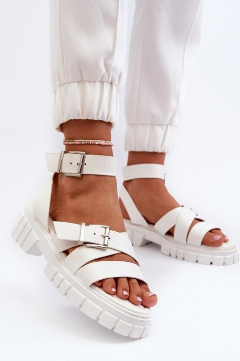 Sandały Model Eladira N75-29 White - Step in style Sandały Model Eladira N75-29 White - Step in style