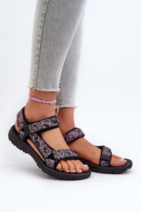 Sandały Model Lumeria 23SD11-5630 Black/Pink - Step in style Sandały Model Lumeria 23SD11-5630 Black/Pink - Step in style
