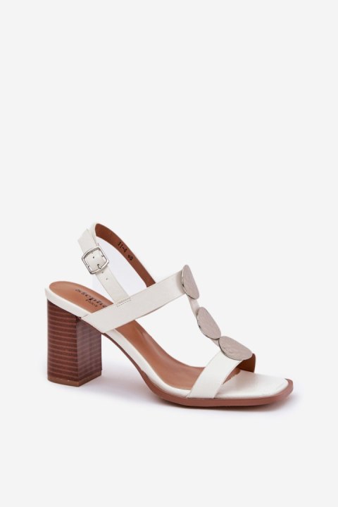 Sandały Model Mirfedi 11-4 White - Step in style Sandały Model Mirfedi 11-4 White - Step in style