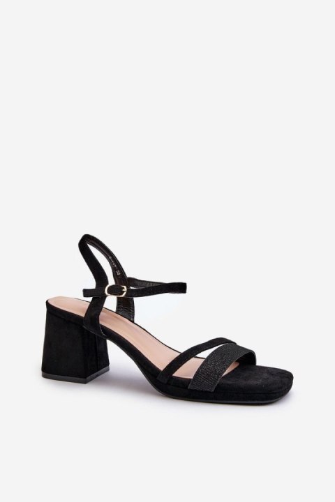 Sandały Model Tessata C-147 Black - Step in style Sandały Model Tessata C-147 Black - Step in style