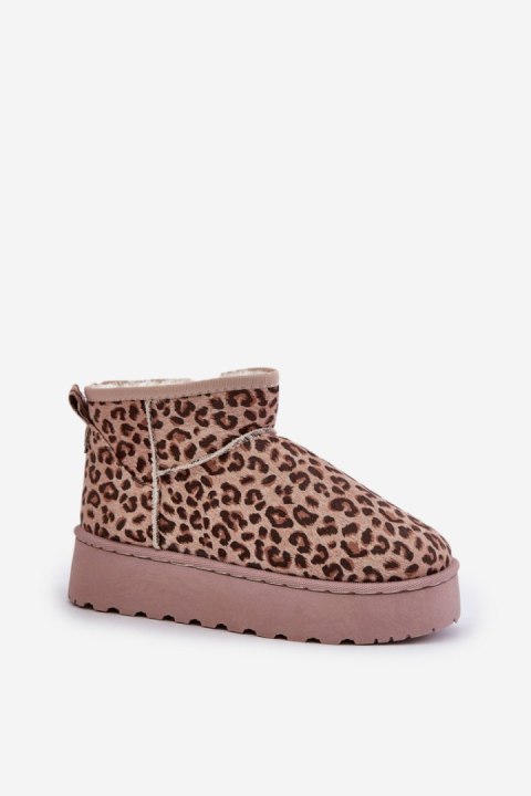 Śniegowce Model Xamella 20216-4K Brown Leopard - Step in style Śniegowce Model Xamella 20216-4K Brown Leopard - Step in style