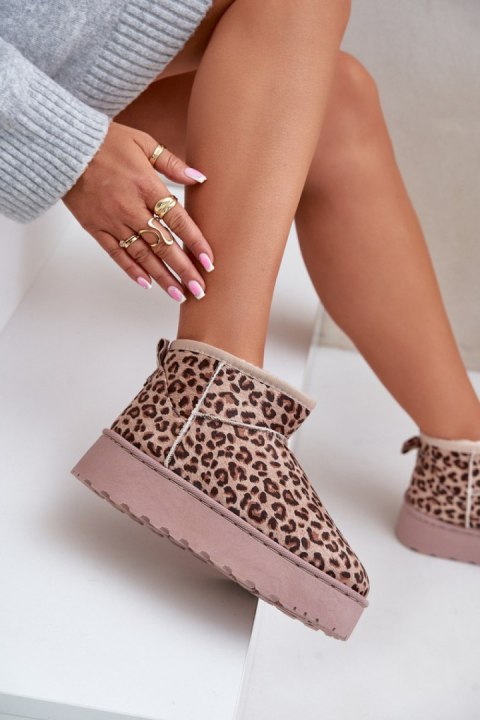 Śniegowce Model Xamella 20216-4K Brown Leopard - Step in style Śniegowce Model Xamella 20216-4K Brown Leopard - Step in style